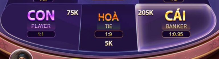 Cách Chơi Baccarat Kim Tài Tại Sunwin Lượm Tiền Triệu 6 Tập trung vào cửa CÁI và CON