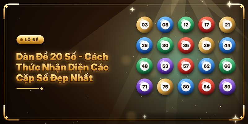 Dàn Đề 20 Số – Cách Thức Nhận Diện Các Cặp Số Đẹp Nhất