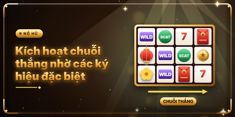 Kích hoạt chuỗi thắng nhờ các ký hiệu đặc biệt 